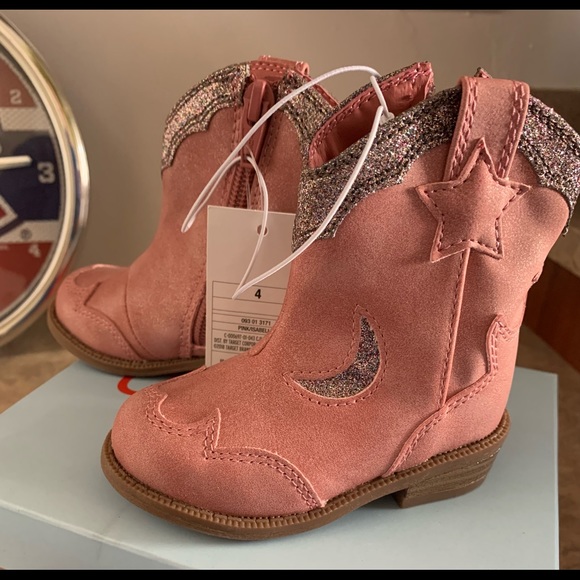 Lil pink baby cowgirl boots 🤠 Cat & Jack - Picture 4 of 10